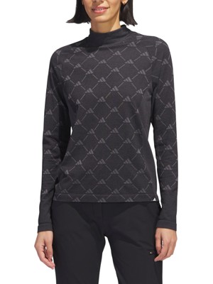 adidas Ladies Ultimate 365 Tour Monogram Mock Long Sleeved T-Shirt