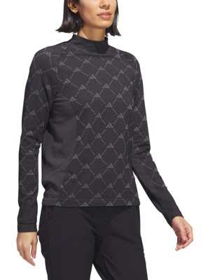 adidas Ladies Ultimate 365 Tour Monogram Mock Long Sleeved T-Shirt