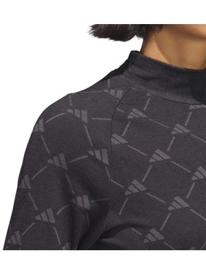 adidas Ladies Ultimate 365 Tour Monogram Mock Long Sleeved T-Shirt