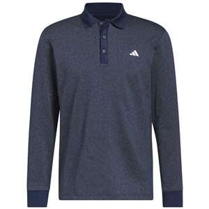 adidas Mens Essentials Long Sleeve Polo Shirt