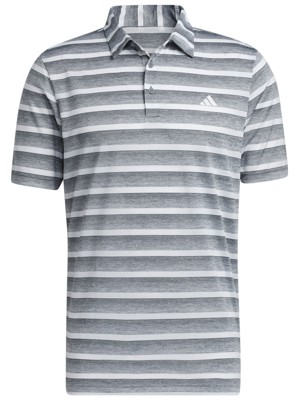 adidas Mens Two Colour Stripe Polo Shirt
