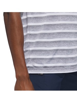 adidas Mens Two Colour Stripe Polo Shirt