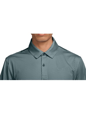 Nike Mens Dri-Fit Velocity Floral Short Sleeve Polo Shirt
