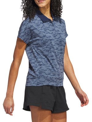adidas Ladies Go-To Printed Polo Shirt