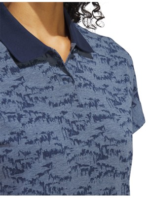 adidas Ladies Go-To Printed Polo Shirt