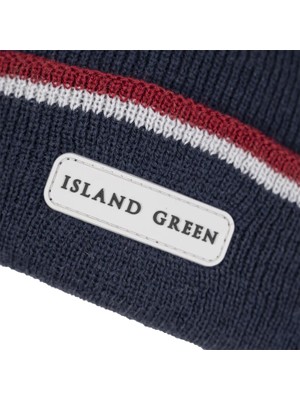 Island Green Mens Knitted Bobble Hat