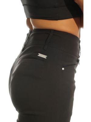 Island Green Ladies Stretch Bermuda Pull On Shorts
