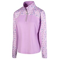 Island Green Ladies Printed Top Layer Pullover