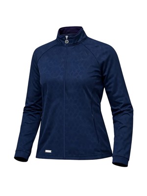 Island Green Ladies Lined Full Zip Printed Top Layer