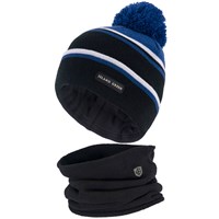 Island Green Mens Bobble Hat And Snood Gift Set