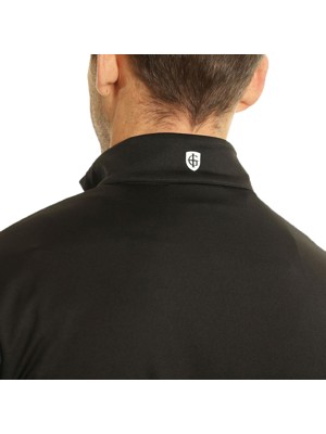 Island Green Mens Colour Block 1/4 Zip Pullover - Sale