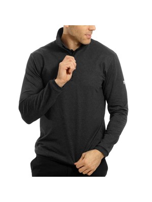 Island Green Mens Tonal Print 1/4 Zip Pullover - Sale