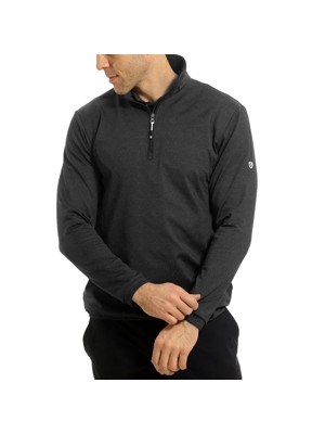 Island Green Mens Tonal Print 1/4 Zip Pullover - Sale