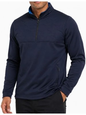 Island Green Mens Quilted Lined Pullover