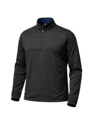 Island Green Mens Quilted Lined Pullover
