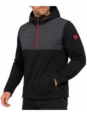 Island Green Mens Padded Technical Hoodie