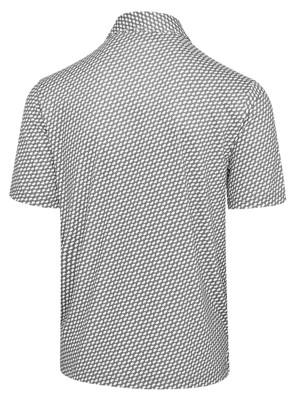 Island Green Mens Abstract Printed Polo Shirt