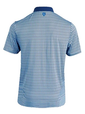 Island Green Mens All Over Chain Print Polo Shirt