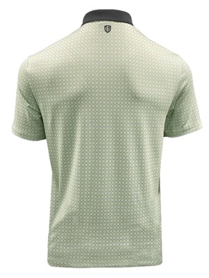 Island Green Mens All Over Chain Print Polo Shirt