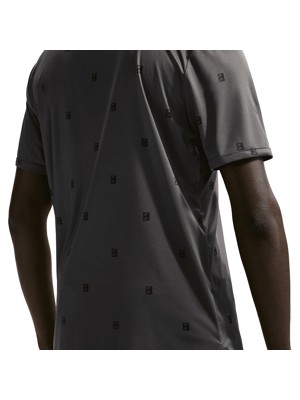 Nike Mens Drit-Fit Par 5 Icon Stack Print Polo Shirt - SALE