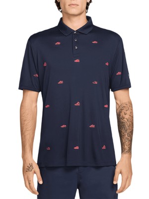 Nike Mens Dri-Fit Par Shoe Emblem Polo Shirt
