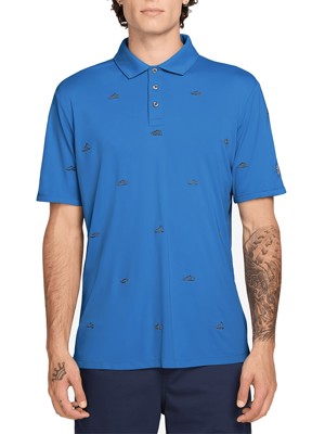Nike Mens Dri-Fit Par Shoe Emblem Polo Shirt