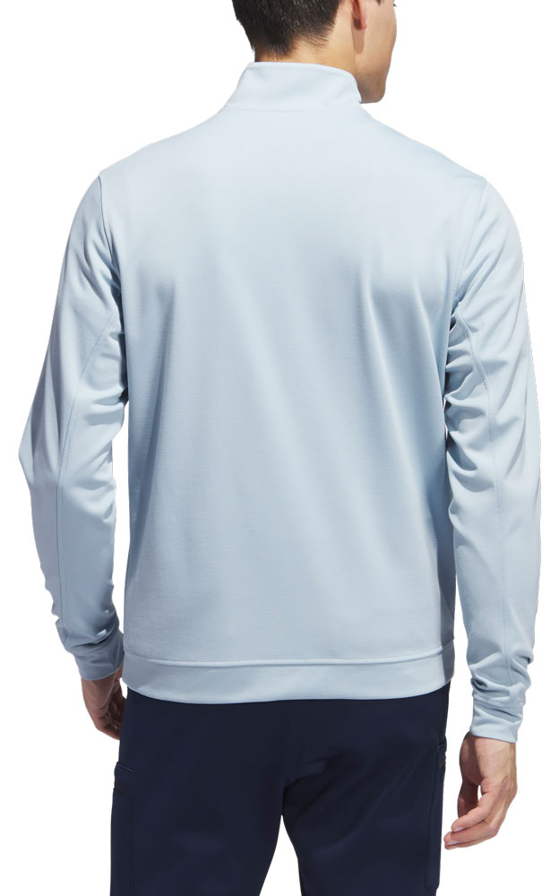 adidas Mens Elevated Quarter Zip Pullover Top - Golfonline