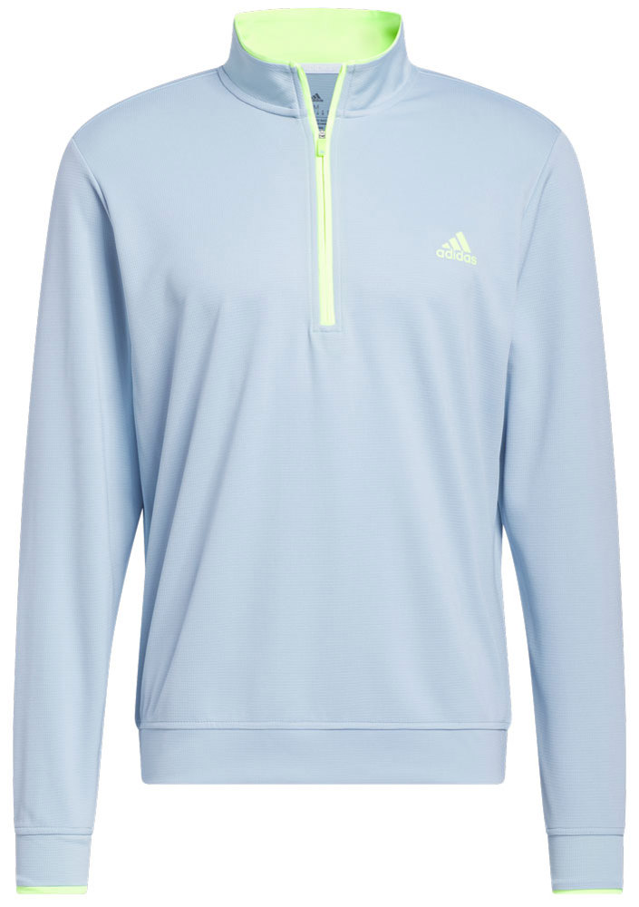 adidas Mens Primegreen UPF Quarter Zip Pullover