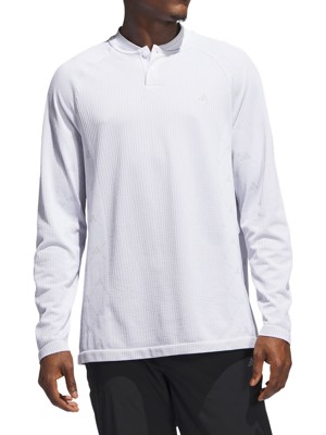 adidas Mens Ultimate 365 Tour Primeknit Long Sleeve Polo Shirt