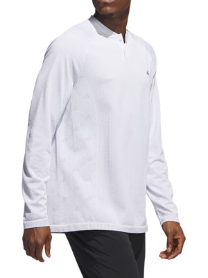 adidas Mens Ultimate 365 Tour Primeknit Long Sleeve Polo Shirt