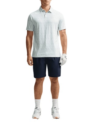 Nike Mens Dri-Fit Velocity Micro Print Short Sleeve Polo Shirt