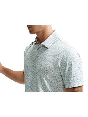 Nike Mens Dri-Fit Velocity Micro Print Short Sleeve Polo Shirt
