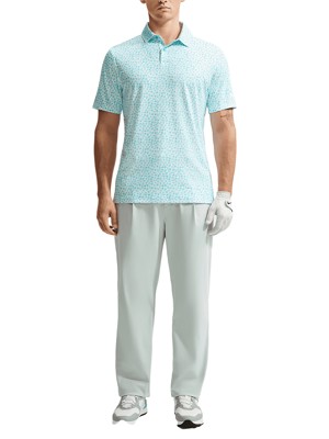 Nike Mens Dri-Fit Velocity Micro Print Short Sleeve Polo Shirt