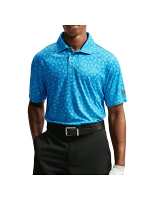 Nike Mens Par Dri-Fit Grass Shoe Short Sleeve Polo Shirt - SALE
