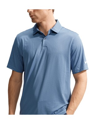 Nike Mens Dri-Fit Velocity Divot Tool Print Polo Shirt