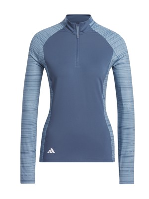 adidas Ladies Ultimate365 Quarter-Zip Mock Pullover