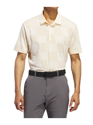 adidas Mens Textured Polo Shirt
