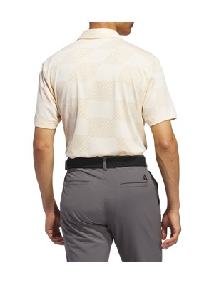 adidas Mens Textured Polo Shirt