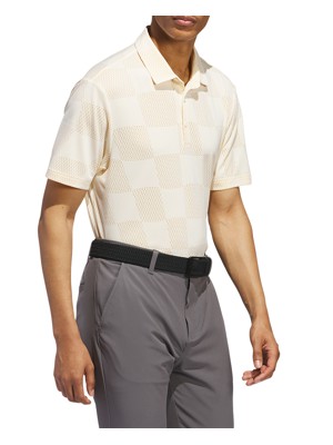 adidas Mens Textured Polo Shirt