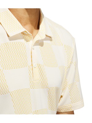 adidas Mens Textured Polo Shirt