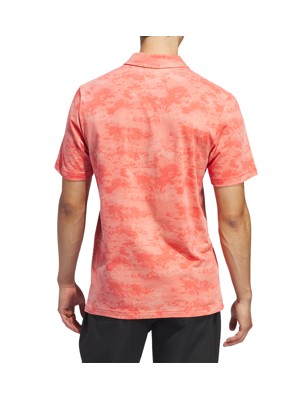 adidas Mens Go-To Printed Mesh 24 Polo Shirt