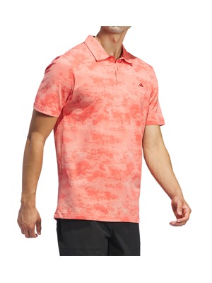 adidas Mens Go-To Printed Mesh 24 Polo Shirt