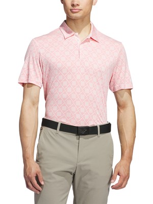 adidas Mens Ultimate365 Tour HEAT.RDY Jacquard Polo Shirt