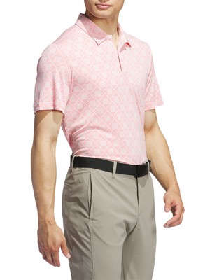 adidas Mens Ultimate365 Tour HEAT.RDY Jacquard Polo Shirt