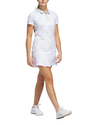 adidas Ladies Ultimate365 Printed Short Sleeve Polo Shirt