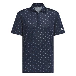 adidas Mens Ultimate365 Printed Mesh Polo Shirt