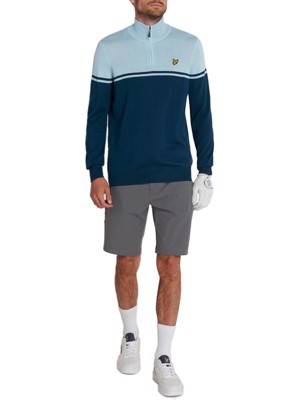 Lyle and Scott Mens Croft Quarter Zip Pullover Top