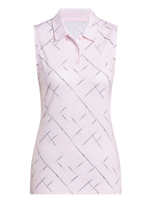 adidas Ladies Ultimate365 Printed Sleeveless Polo Shirt