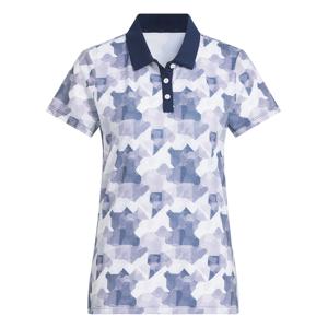 adidas Ladies Ultimate365 Printed Short Sleeve Polo Shirt