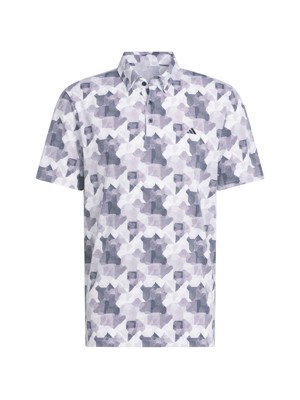 adidas Mens Go-To Printed Polo Shirt
